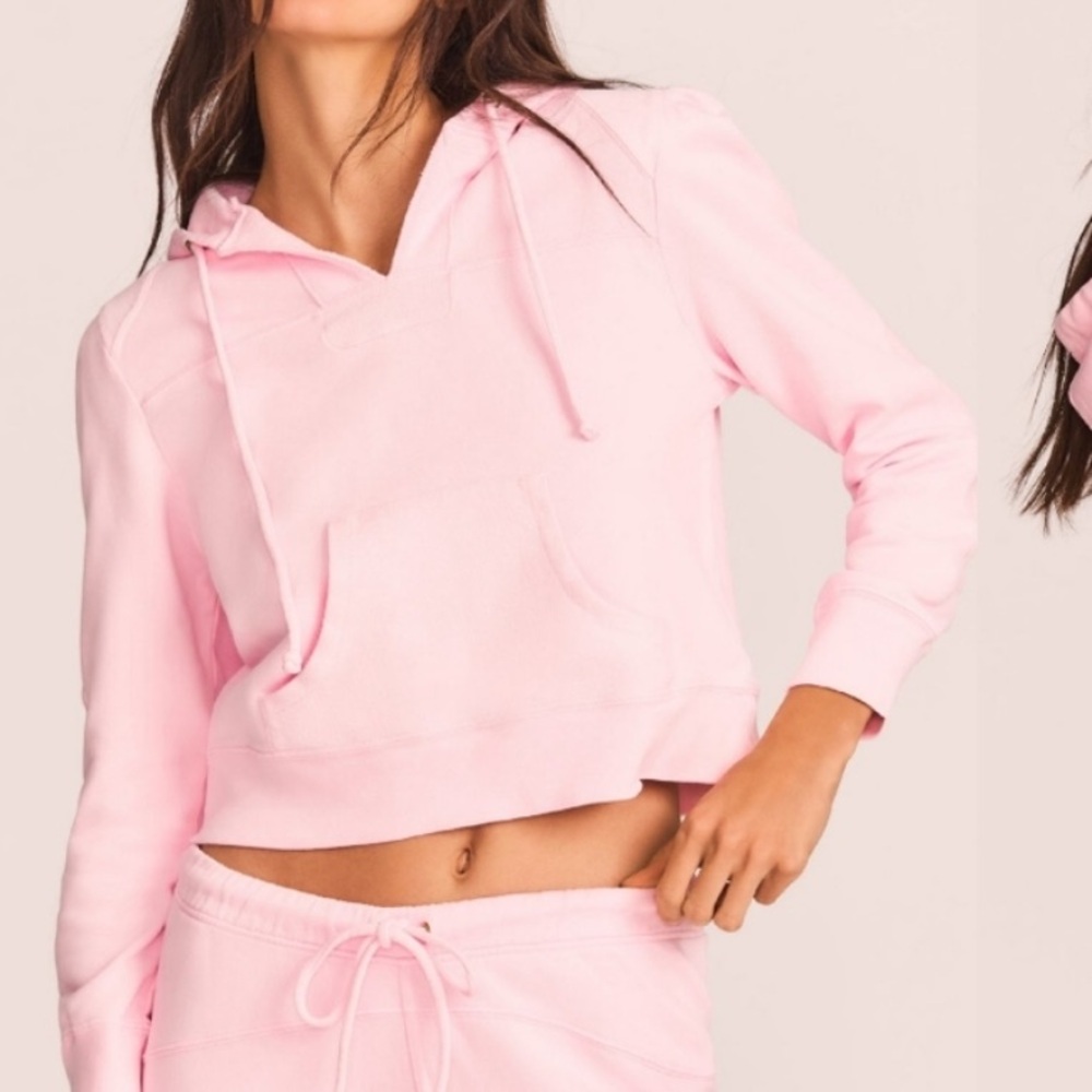 loveshackfancy blex pants and kirby hoodie sweatset